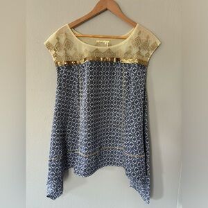 Anthropologie Floreat tunic top